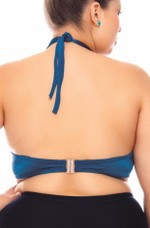 Sutiã Plus Size Drapeado, Arco, Bojo, Amarrado, Galáxia