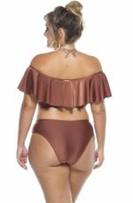 Calcinha Plus Size Tradicional Cobre