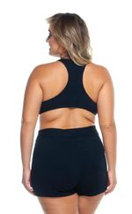 Sutiã Plus Size Costas Nadador, Preto
