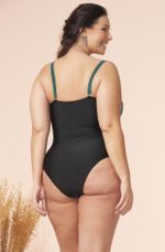 Maiô Plus Size Tomara Que Caia Com Bojo, Alça Removível, Hortelã
