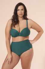 Sutiã Plus Size Drapeado, Bojo, Arco, Alças Reguláveis, Hortelã