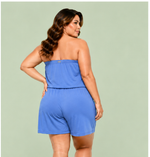 Macaquinho Plus Size Com Bolso, Tomara Que Caia, Dubai