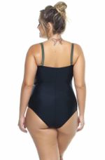Maiô Plus Size Tomara Que Caia Com Bojo, Alça Removível, Croco