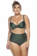 Calcinha Alta Plus Size Croco