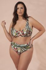 Calcinha Sunquini Plus Size Em Duas Cores Grumari E Croco