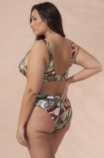Calcinha Sunquini Plus Size Em Duas Cores Grumari E Croco