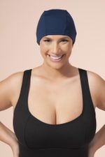 Touca Plus Size Para Hidroginástica, Azul Marinho