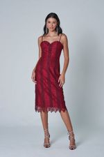 Vestido Midi Renda Abbie