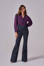 Blusa Coach Coeur Aura Listrado
