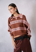 Blusa Moletom Bordado Customizado Exclusivo Ana Luiza Aguiar 