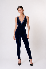 Calça Legging  de Veludo Le Bleu