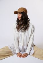 Camisa Manga Longa com Renda Monte Carlo