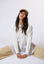 Camisa Manga Longa com Renda Monte Carlo