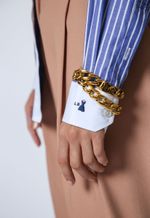 Camisa Bleu Rayé