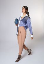 Camisa Bleu Rayé