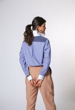 Camisa Bleu Rayé
