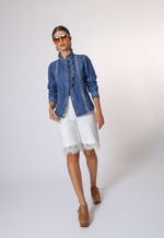 Camisa Jeans Bleu Nuit