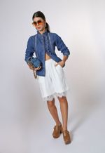 Camisa Jeans Bleu Nuit
