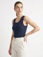 Blusa Regata Cavada de Fio Rayon