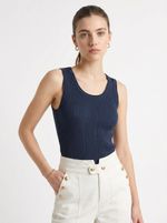 Blusa Regata Cavada de Fio Rayon