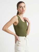 Blusa Regata Cavada de Fio Rayon