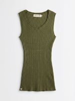 Blusa Regata Cavada de Fio Rayon