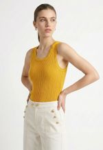 Blusa Regata Cavada de Fio Rayon