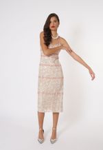 Vestido Midi Mix de Renda Melissa