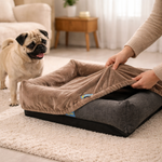 Manta Plush com elástico para cama pet Dog Summer tamanho M