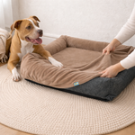 Manta Plush com elástico para cama pet Dog Summer tamanho G