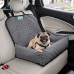 Caminha pet impermeável para carro ACONCHEGO LUXO + guia para cinto