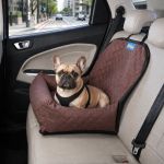 Caminha pet impermeável para carro ACONCHEGO LUXO + guia para cinto