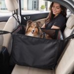 Capa pet impermeável para carro PLUS PREMIUM 45cm + guia para cinto