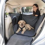 Capa pet impermeável para carro PLUS PREMIUM 75cm + guia para cinto