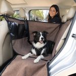 Capa pet impermeável para carro PLUS PREMIUM 75cm + guia para cinto