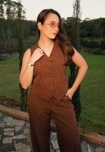 COLETE MALU - Risca Marrom