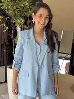 BLAZER CLOE - Azul bebê