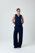 CONJUNTO AURORA - Azul marinho (Colete e Calça)