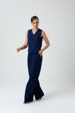 CONJUNTO AURORA - Azul marinho (Colete e Calça)