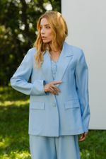 BLAZER CLOE - Azul bebê