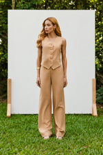 CALÇA AURORA - Bege Camel