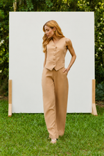 CALÇA AURORA - Bege Camel