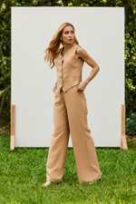CALÇA AURORA - Bege Camel