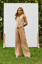 CALÇA AURORA - Bege Camel