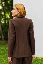 BLAZER AURORA - Marrom Espresso