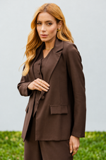 BLAZER AURORA - Marrom Espresso