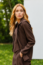 BLAZER AURORA - Marrom Espresso