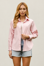 CAMISA MARINA - Rosa bebê