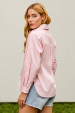 CAMISA MARINA - Rosa bebê