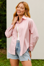 CAMISA MARINA - Rosa bebê
